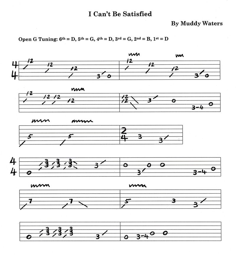 I Can't Be Satisfied I Can't Be Satisfied