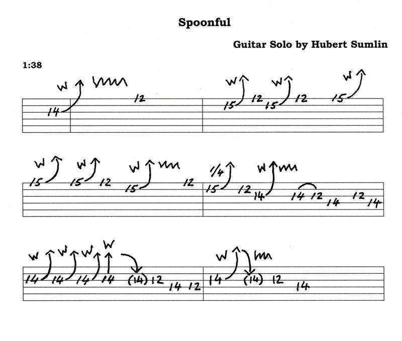 Hubert Sumlin Spoonful Solo